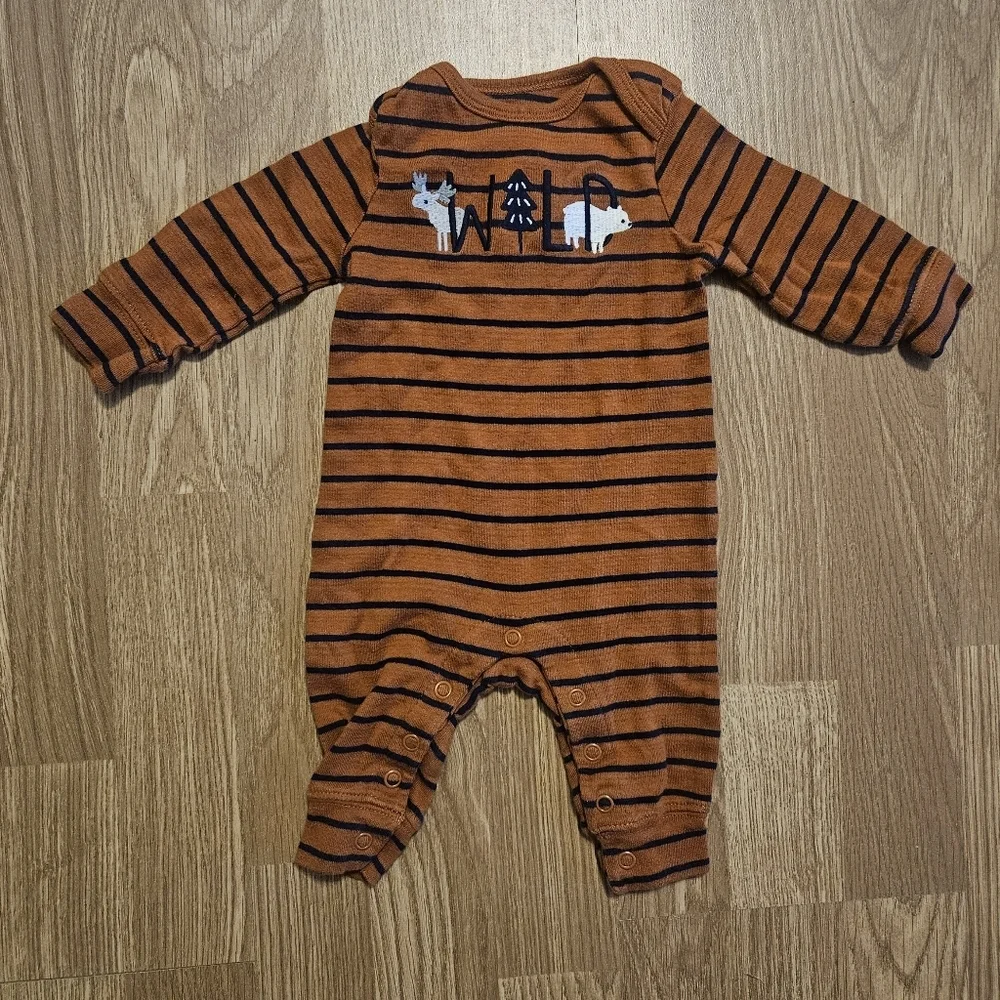 Carter's Wild Animal Striped One Piece